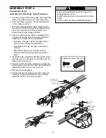 Preview for 10 page of Chamberlain Whisper Drive Security+ WD912KS Owner'S Manual