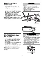 Preview for 18 page of Chamberlain Whisper Drive Security+ WD952KCD Owner'S Manual