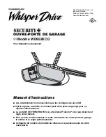 Preview for 43 page of Chamberlain Whisper Drive Security+ WD952KCD Owner'S Manual