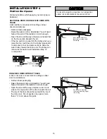 Preview for 15 page of Chamberlain Whisper Drive Security+ WD952KCS Owner'S Manual