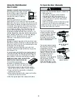 Preview for 32 page of Chamberlain Whisper Drive WD822K Owner'S Manual