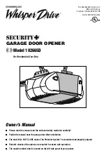 Preview for 1 page of Chamberlain WhisperDrive 182665D Owner'S Manual