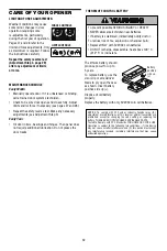 Preview for 32 page of Chamberlain WhisperDrive 182665D Owner'S Manual