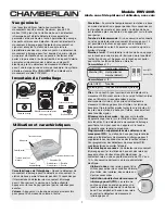 Preview for 5 page of Chamberlain WIRELESS ALERT CWV1000 User Manual