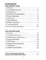 Preview for 3 page of CHAMELEON RSD-905 Operation Manual