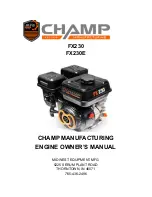 Preview for 1 page of Champ FX230 Owner'S Manual