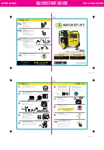 Champion Global Power Equipment 200913 Quick Start Manual предпросмотр