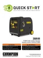 Champion Global Power Equipment 200989 Quick Start preview