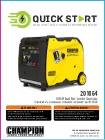 Champion Global Power Equipment 201064 Quick Start Manual preview