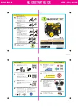 Champion Global Power Equipment 201121 Quick Start Manual preview