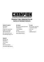 Предварительный просмотр 34 страницы Champion Global Power Equipment 92001i-EU Operator'S Manual