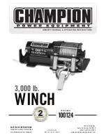 Champion Power Equipment 100124 Owner'S Manual & Operating Instructions preview