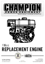 Champion Power Equipment 100220 Owner'S Manual & Operating Instructions preview