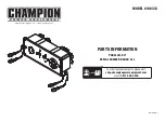 Preview for 1 page of Champion Power Equipment 100333 Parts Information