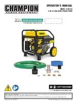 Preview for 1 page of Champion Power Equipment 100742 Operator'S Manual