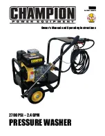 Champion Power Equipment 2700 PSI 2.4 GPM Owner'S Manual And Operating Instructions preview