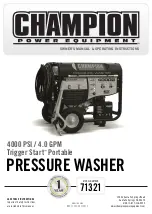 Preview for 1 page of Champion Power Equipment 71321 Owner'S Manual & Operating Instructions