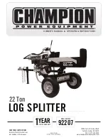 Champion Power Equipment 92207 Owner'S Manual & Operating Instructions preview