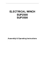 Preview for 1 page of Champion Power Equipment SUP2500 Assembly & Operating Instructions