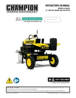 Предварительный просмотр 1 страницы Champion 100250 Operator'S Manual