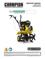 Champion 100379 Operator'S Manual preview