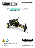 Champion 100624 Operator'S Manual preview