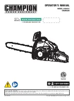 Предварительный просмотр 1 страницы Champion 100641 Operator'S Manual