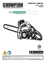 Предварительный просмотр 1 страницы Champion 100642 Operator'S Manual