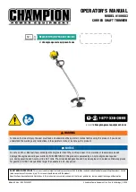 Preview for 1 page of Champion 100683 Operator'S Manual