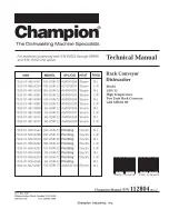 Предварительный просмотр 1 страницы Champion 135-USN-72 Technical Manual