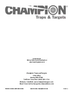 Preview for 28 page of Champion 40903 Owner'S/Operator'S Manual