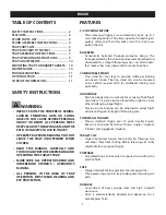 Preview for 2 page of Champion 40904 Owner'S And Operator'S Manual