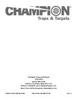 Preview for 24 page of Champion 40904 Owner'S And Operator'S Manual