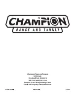 Preview for 16 page of Champion 40923 Instruction Manual