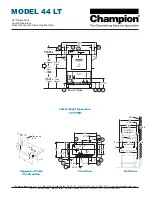 Preview for 3 page of Champion 44 LT Specifications