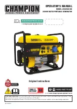 Preview for 1 page of Champion 500560-UK Operator'S Manual