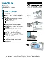 Preview for 3 page of Champion 64 Specifications