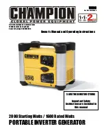 Champion 73531i Owner'S Manual And Operating Instructions preview