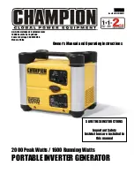 Preview for 1 page of Champion 73552i Owner'S Manual And Operating Instructions