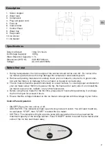 Preview for 3 page of Champion 7391091851446 User Manual