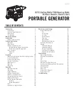 Preview for 3 page of Champion 7500 Owner'S Manual & Operating Instructions