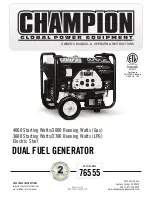 Champion 76555 Owner'S Manual & Operating Instructions preview