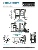 Preview for 3 page of Champion 80 HDPW Specifications