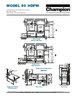 Предварительный просмотр 4 страницы Champion 80 HDPW Specifications