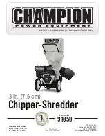 Champion 91050 Owner'S Manual And Operating Instructions preview