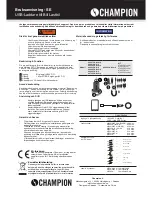 Предварительный просмотр 1 страницы Champion 94521CH User Manual