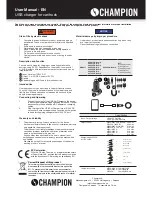 Preview for 2 page of Champion 94521CH User Manual