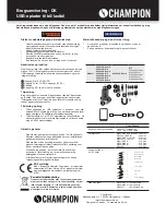 Предварительный просмотр 3 страницы Champion 94521CH User Manual