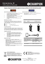 Champion 94842CH User Manual предпросмотр