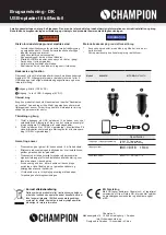 Preview for 3 page of Champion 94842CH User Manual